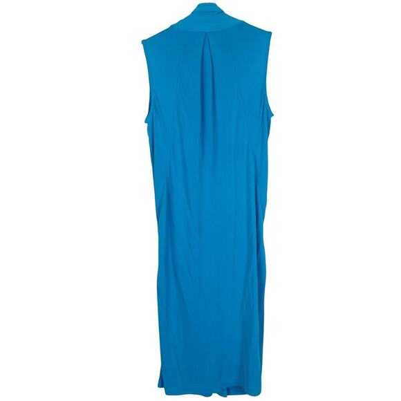 Diane Von Furstenberg Baker Dress In Blue SIZE 8 - Picture 5 of 7